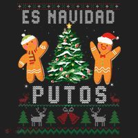 Es Navidad Putos Ugly Christmas Sweater Latino Feliz Navidad Hat thumb 2