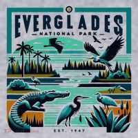 Everglades National Park Florida Modern Women's Sweatshirt thumb 2
