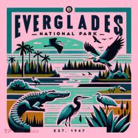 Everglades National Park Florida Modern Coaster thumb 2