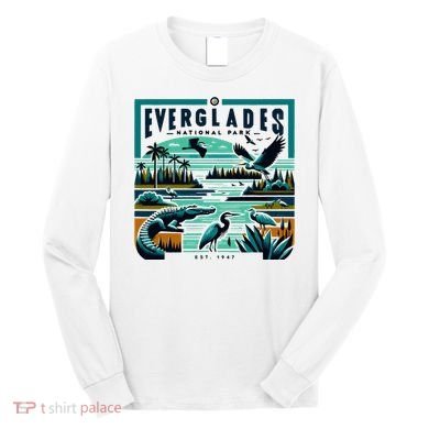 Everglades National Park Florida Modern Long Sleeve Shirt