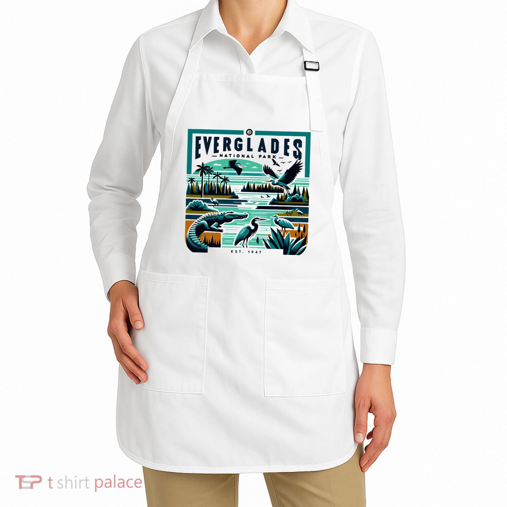 Everglades National Park Florida Modern Apron