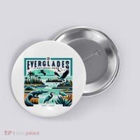 Everglades National Park Florida Modern Button thumb 0