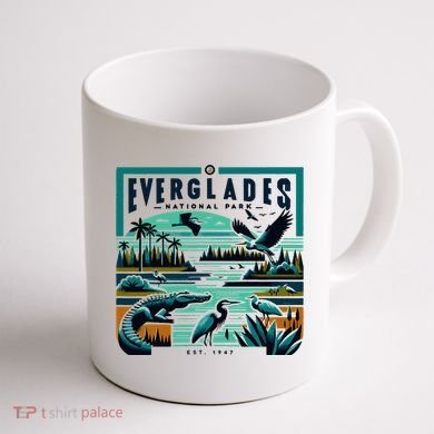 Everglades National Park Florida Modern Coffee Mug back