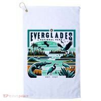 Everglades National Park Florida Modern Golf Towel thumb 0