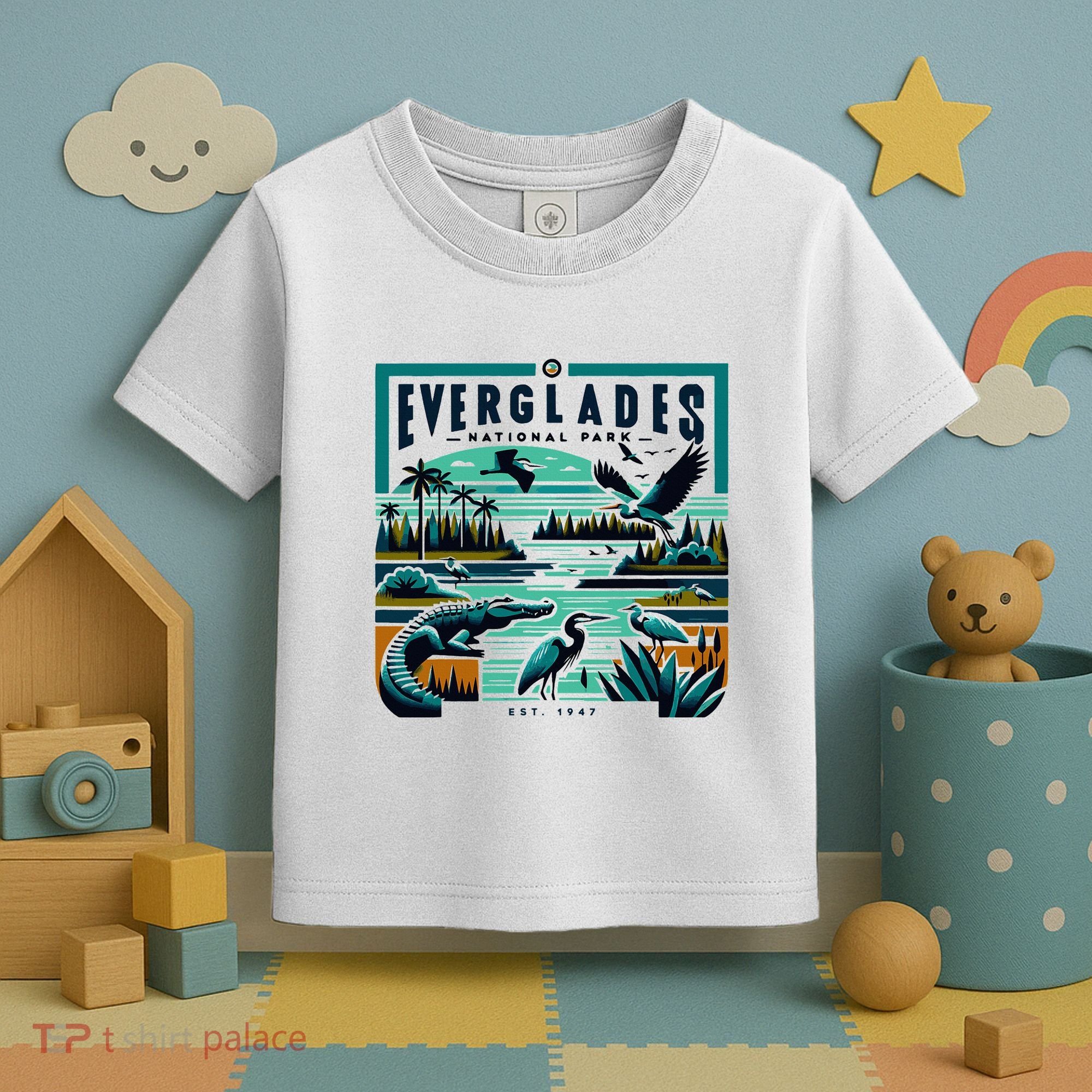 Everglades National Park Florida Modern Toddler T-Shirt