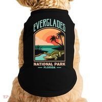 Everglades National Park Us Crocodile Florida Alligators Gift Doggie Tank thumb 0