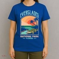 Everglades National Park Us Crocodile Florida Alligators Gift T-Shirt thumb 4