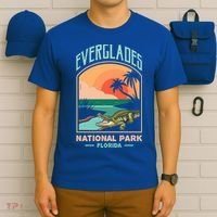 Everglades National Park Us Crocodile Florida Alligators Gift T-Shirt thumb 6