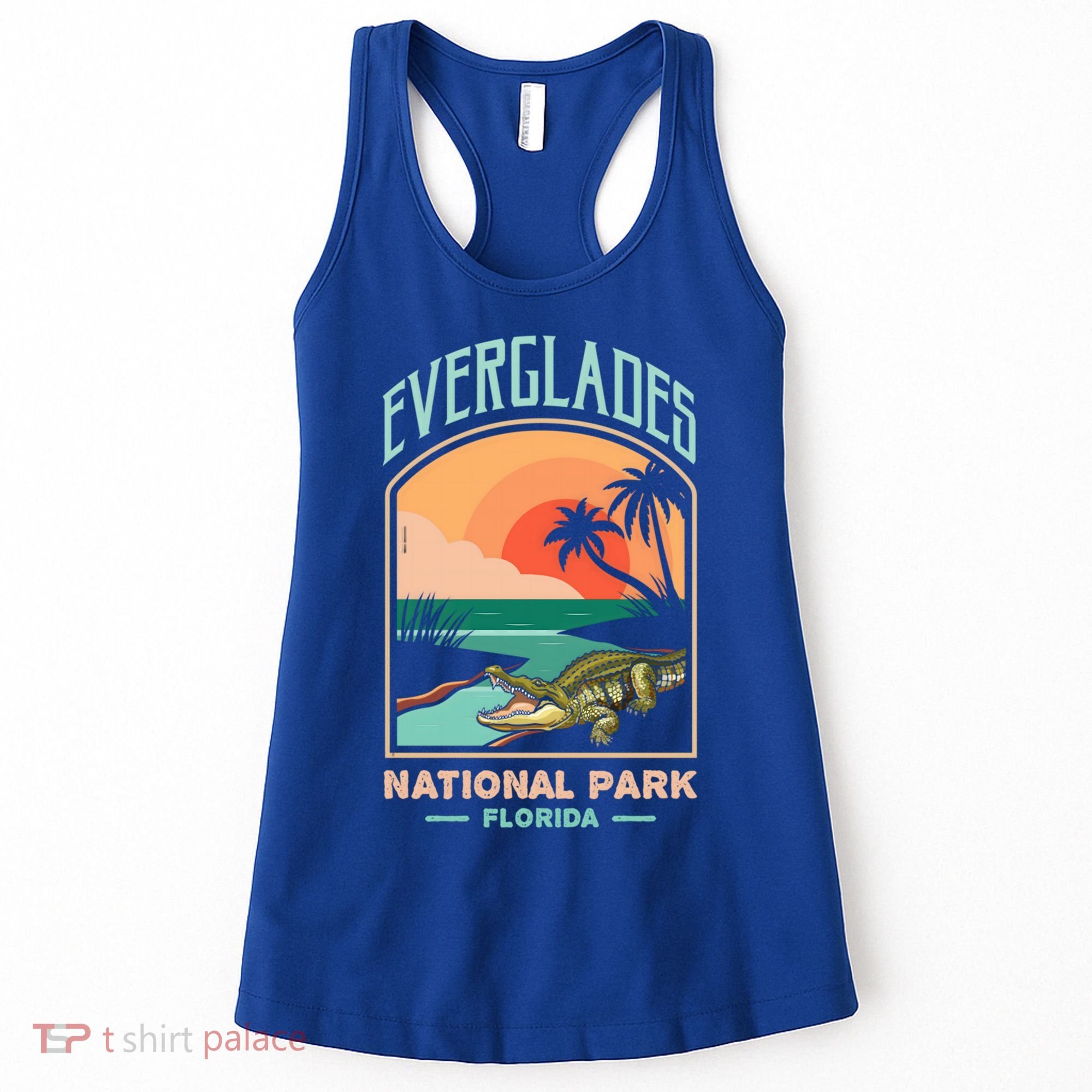 Everglades National Park Us Crocodile Florida Alligators Gift Women's Tank Top