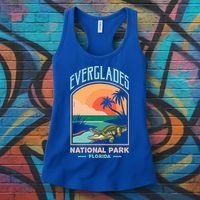 Everglades National Park Us Crocodile Florida Alligators Gift Women's Tank Top thumb 3