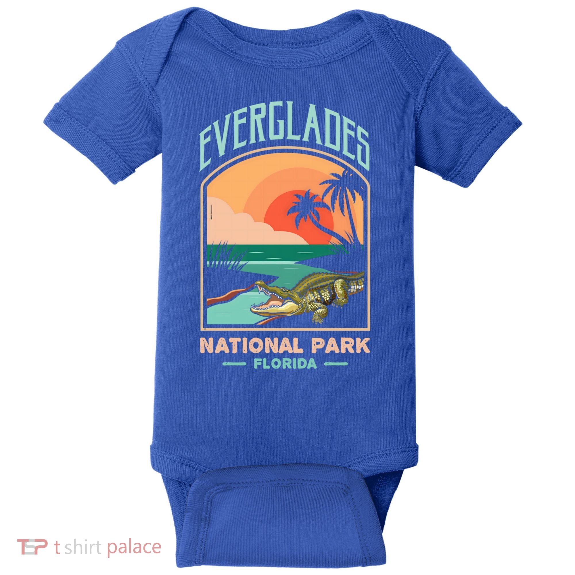 Everglades National Park Us Crocodile Florida Alligators Gift Baby Bodysuit