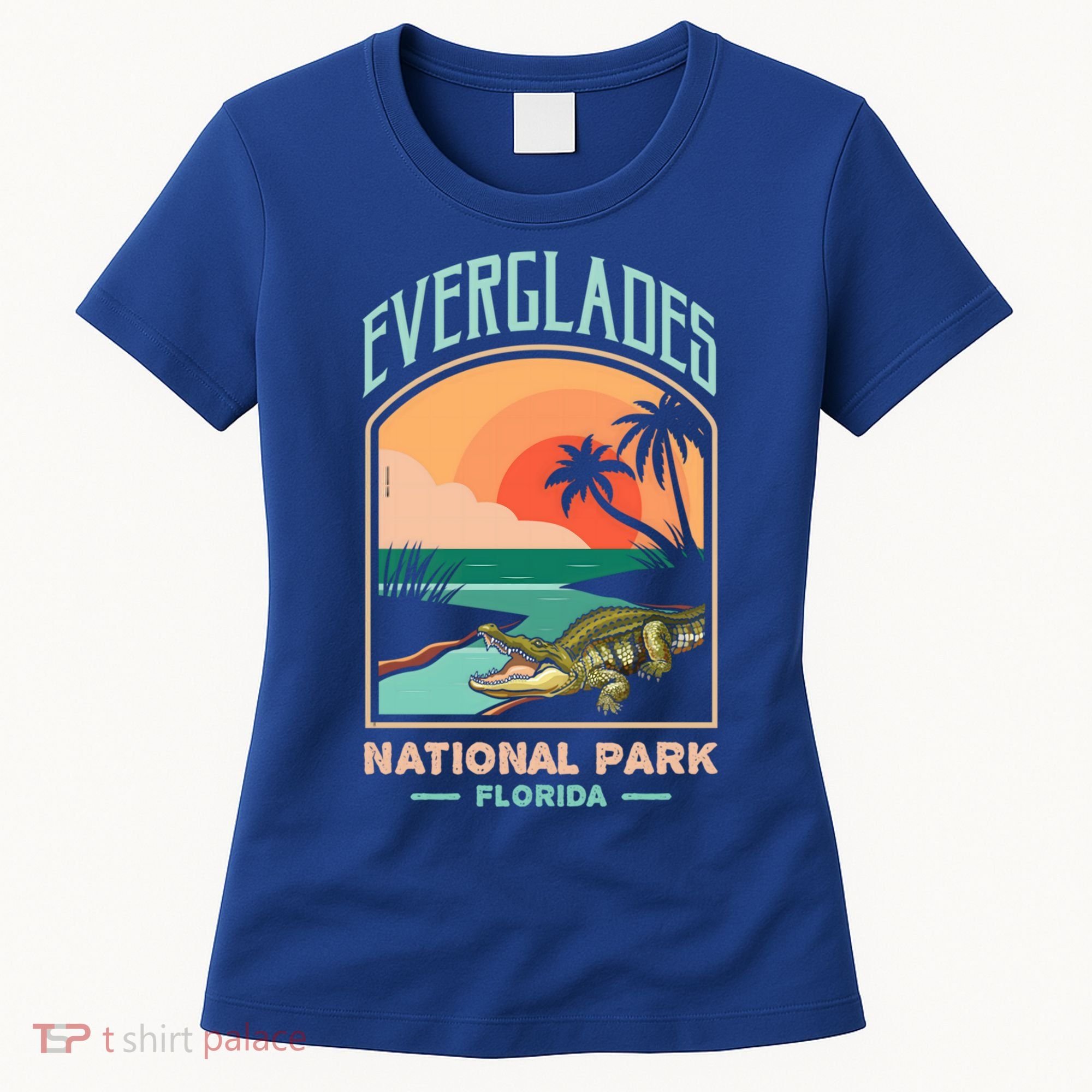 Everglades National Park Us Crocodile Florida Alligators Gift Women's T-Shirt