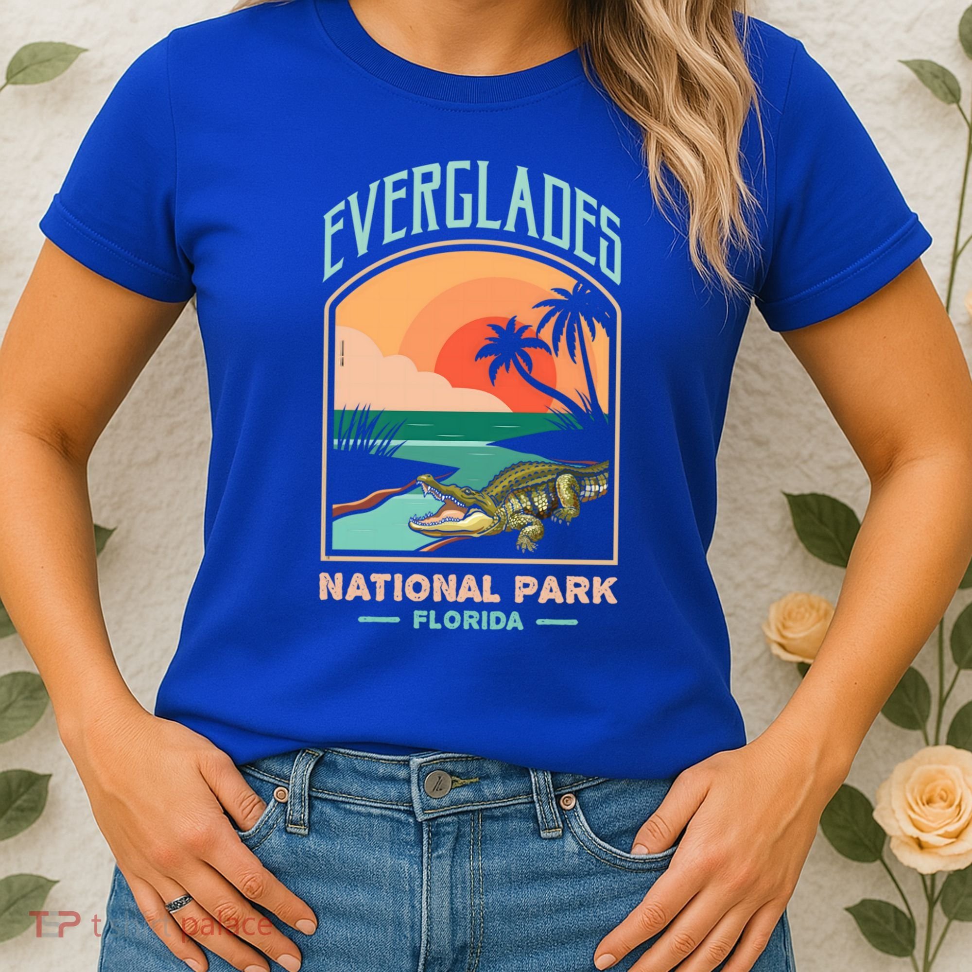 Everglades National Park Us Crocodile Florida Alligators Gift Women's T-Shirt
