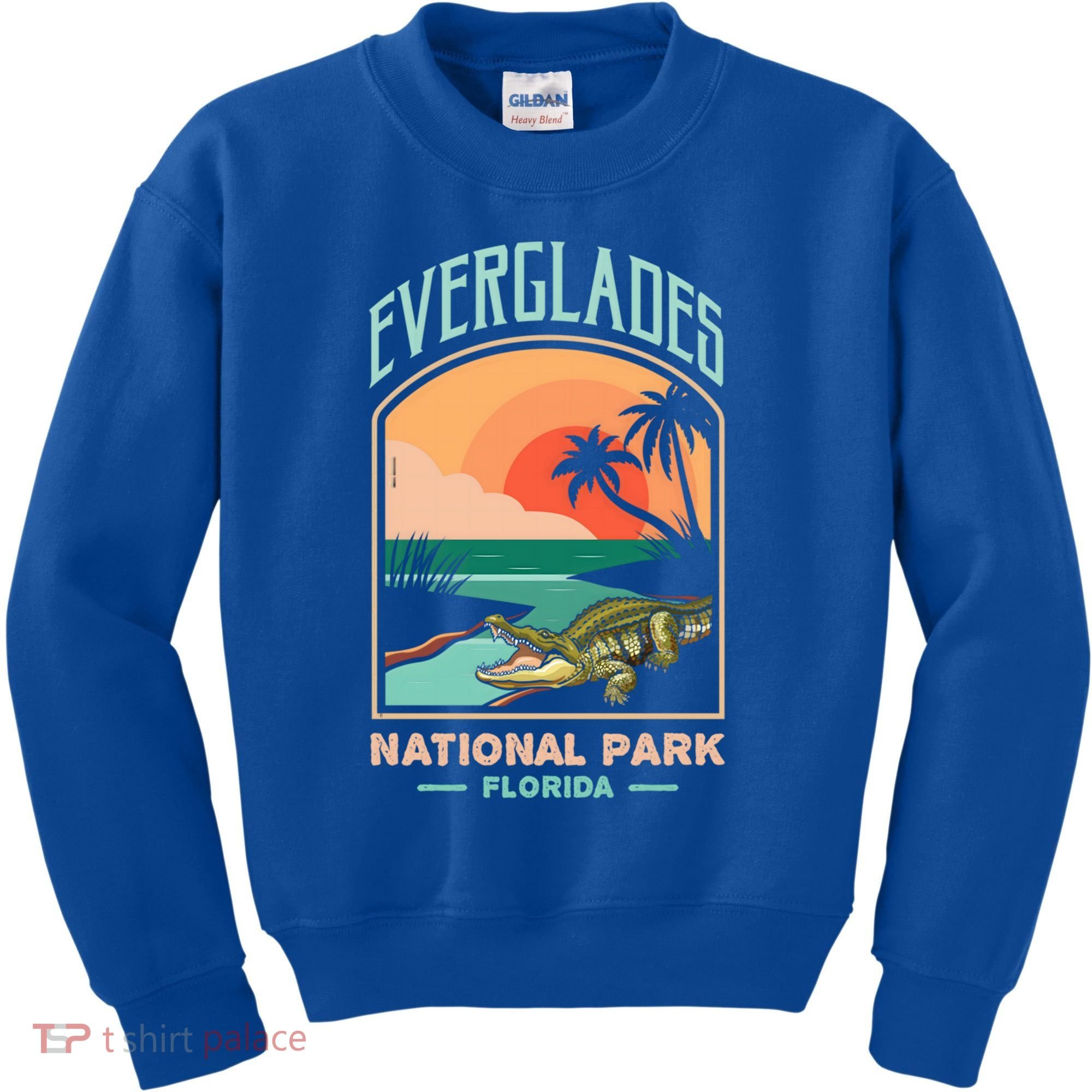 Everglades National Park Us Crocodile Florida Alligators Gift Kids Sweatshirt