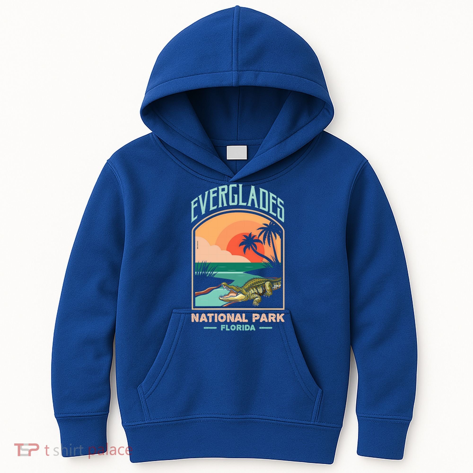 Everglades National Park Us Crocodile Florida Alligators Gift Kids Hoodie