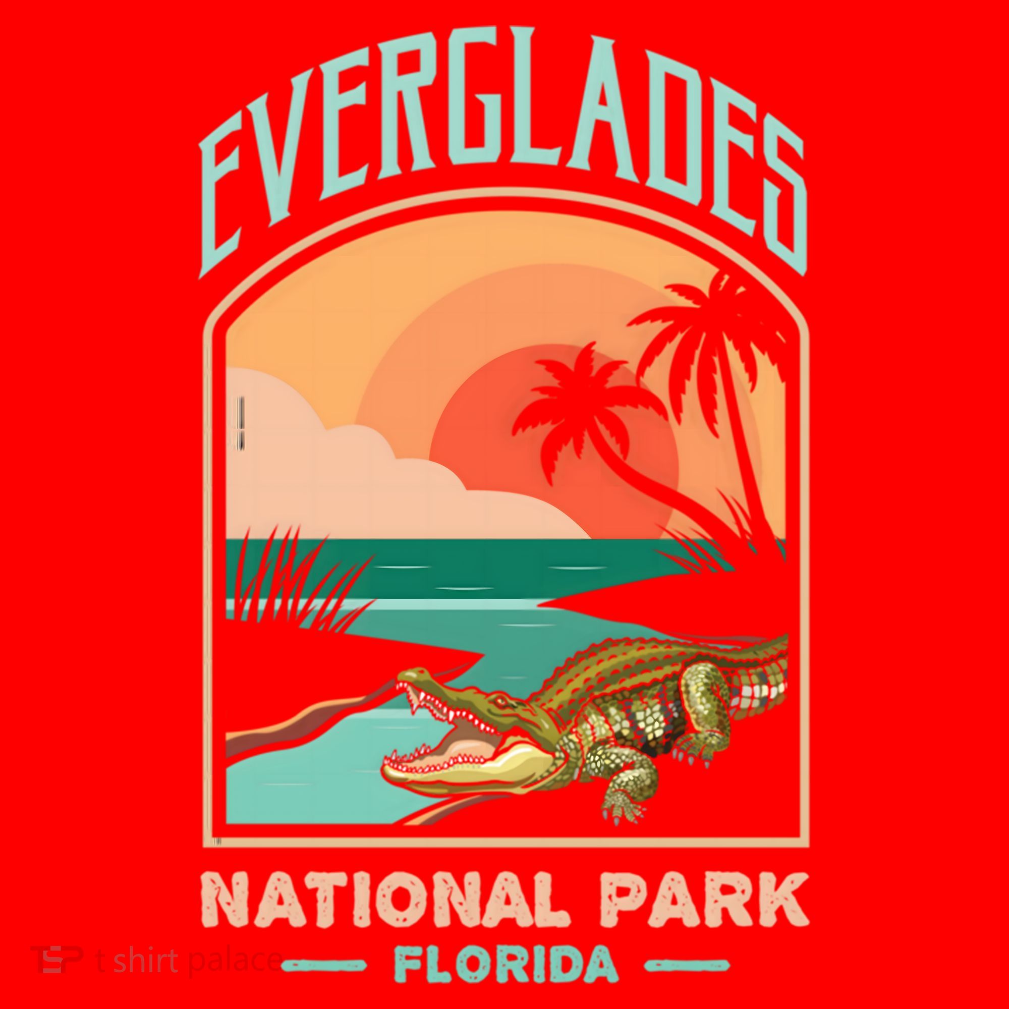 Everglades National Park Us Crocodile Florida Alligators Gift Santa Hat