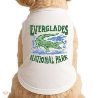 Everglades National Park Florida Retro Alligator Doggie Tank thumb 0