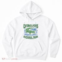 Everglades National Park Florida Retro Alligator Hoodie thumb 0
