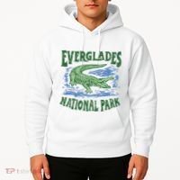 Everglades National Park Florida Retro Alligator Hoodie thumb 2