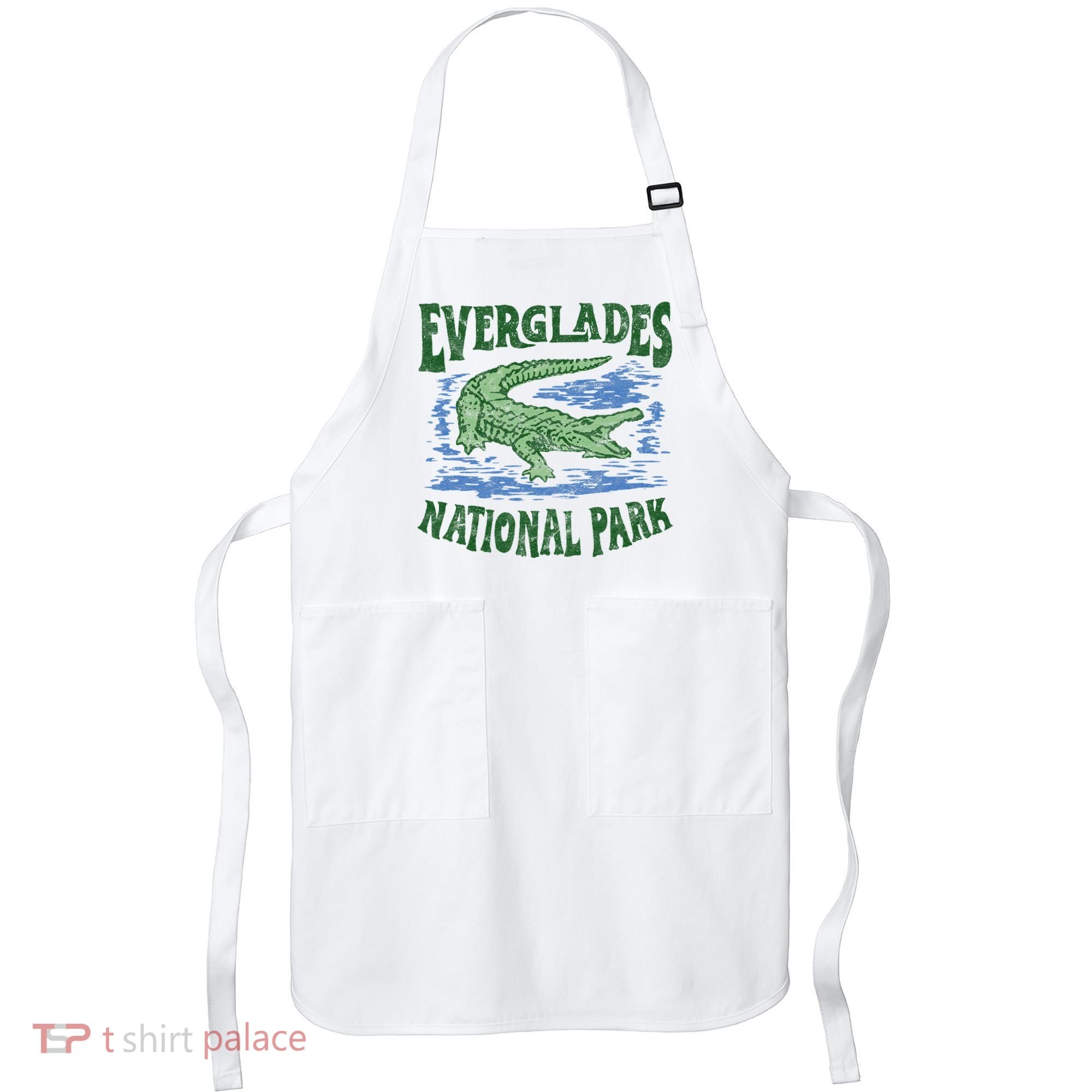 Everglades National Park Florida Retro Alligator Apron