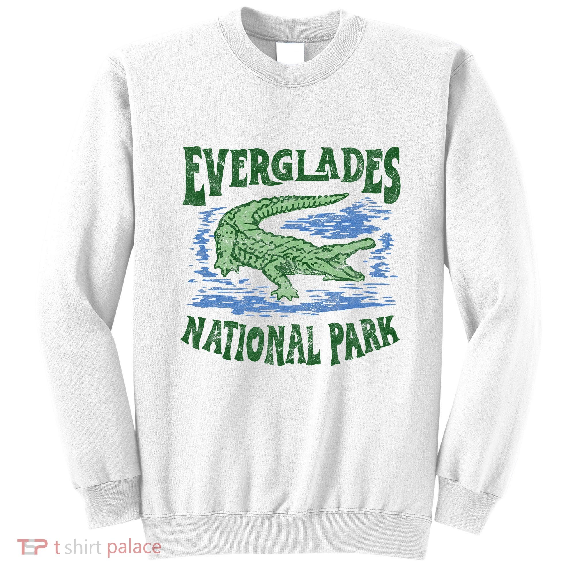 Everglades National Park Florida Retro Alligator Sweatshirt