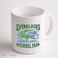 Everglades National Park Florida Retro Alligator Coffee Mug thumb 1
