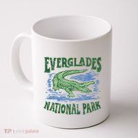 Everglades National Park Florida Retro Alligator Coffee Mug thumb 0