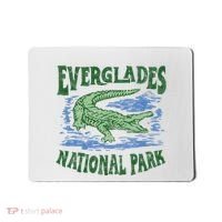Everglades National Park Florida Retro Alligator Mousepad thumb 0