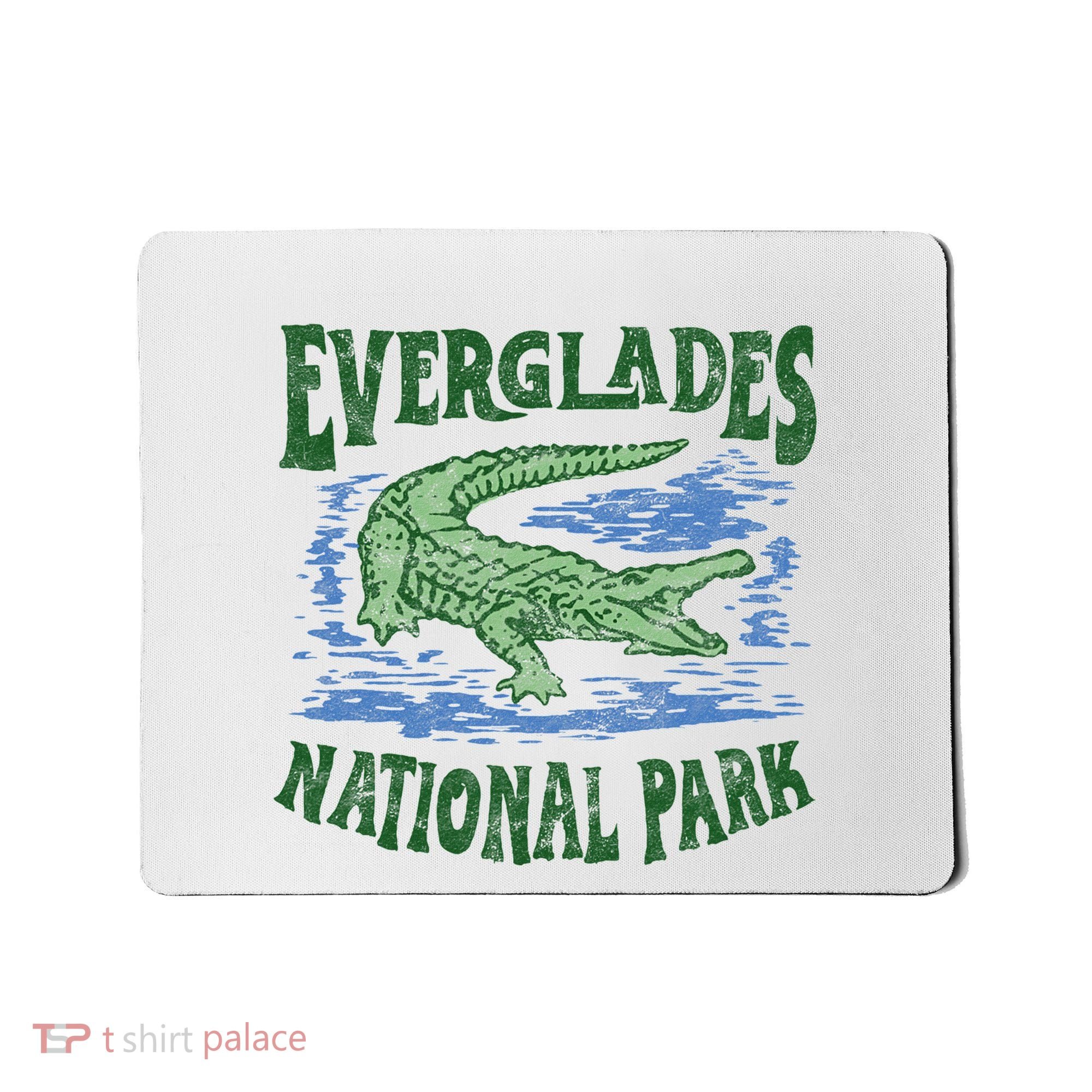 Everglades National Park Florida Retro Alligator Mousepad