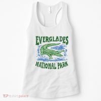 Everglades National Park Florida Retro Alligator Women's Tank Top thumb 0