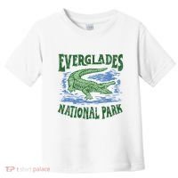Everglades National Park Florida Retro Alligator Toddler T-Shirt thumb 0