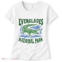 Everglades National Park Florida Retro Alligator Women's T-Shirt thumb 0
