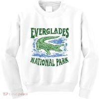 Everglades National Park Florida Retro Alligator Kids Sweatshirt thumb 0