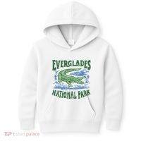 Everglades National Park Florida Retro Alligator Kids Hoodie thumb 0
