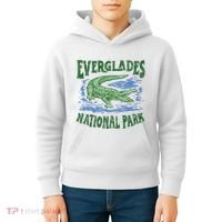 Everglades National Park Florida Retro Alligator Kids Hoodie thumb 4