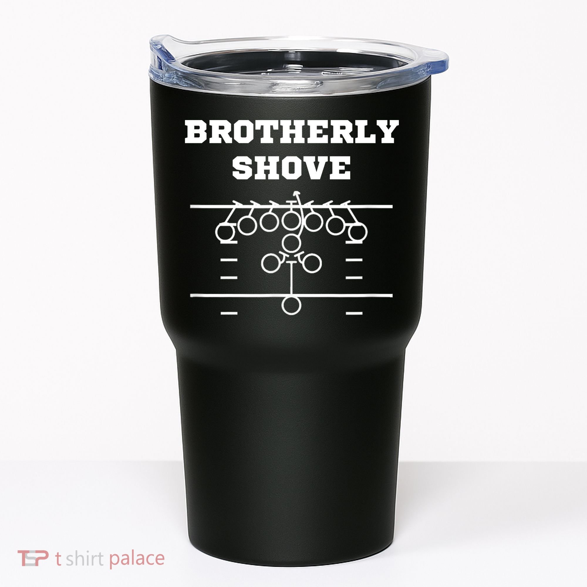 Eagles Nick Sirianni Brotherly Shove Tumbler