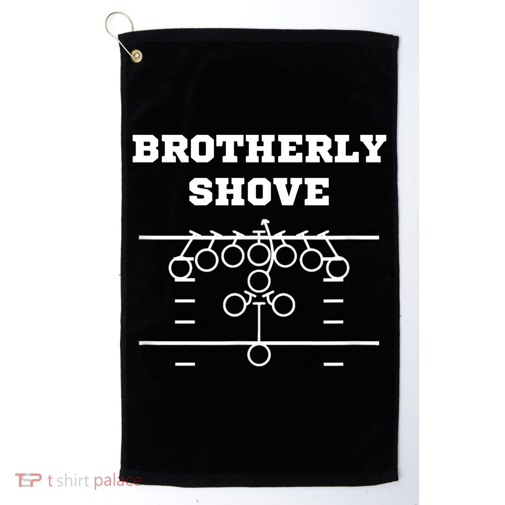Eagles Nick Sirianni Brotherly Shove Golf Towel