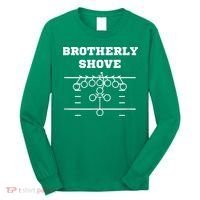 Eagles Nick Sirianni Brotherly Shove Long Sleeve Shirt thumb 0