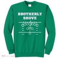 Eagles Nick Sirianni Brotherly Shove Sweatshirt thumb 0