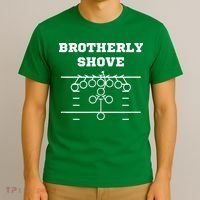 Eagles Nick Sirianni Brotherly Shove T-Shirt thumb 3