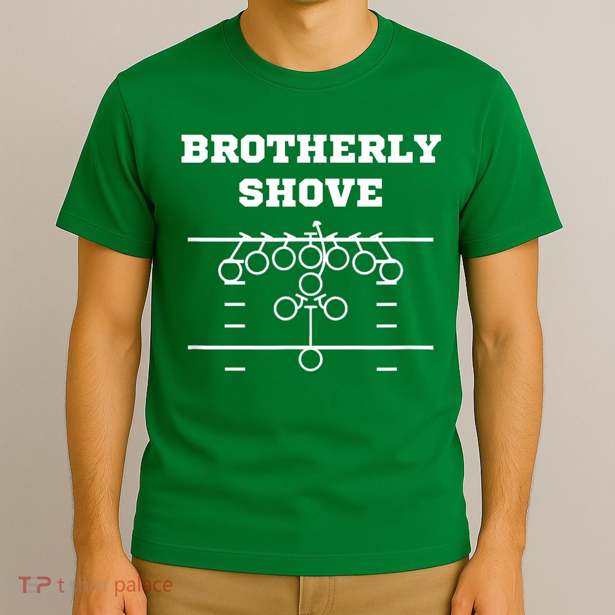 Eagles Nick Sirianni Brotherly Shove T-Shirt