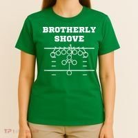 Eagles Nick Sirianni Brotherly Shove T-Shirt thumb 4