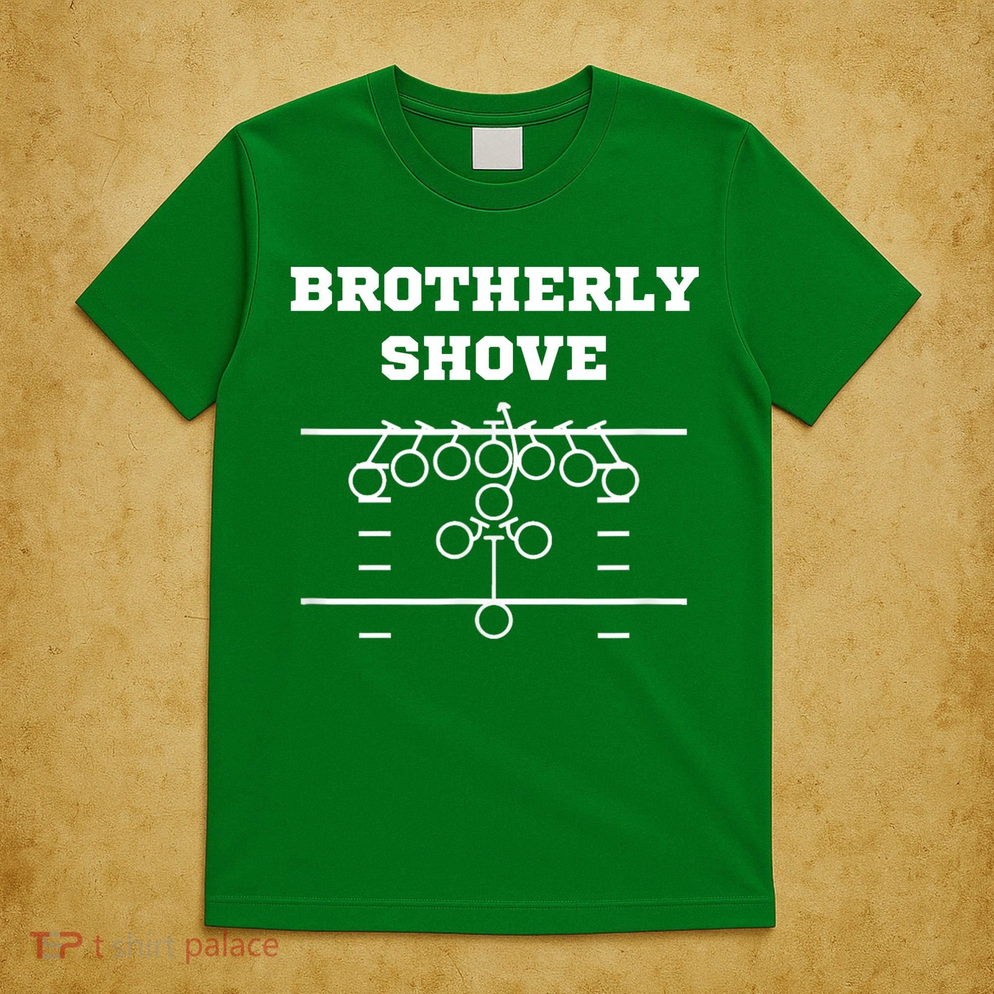 Eagles Nick Sirianni Brotherly Shove T-Shirt