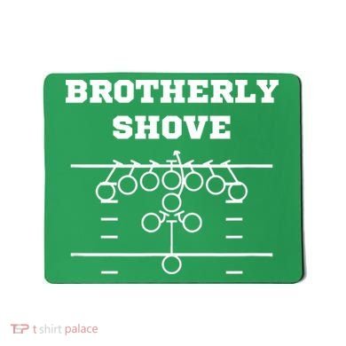Eagles Nick Sirianni Brotherly Shove Mousepad