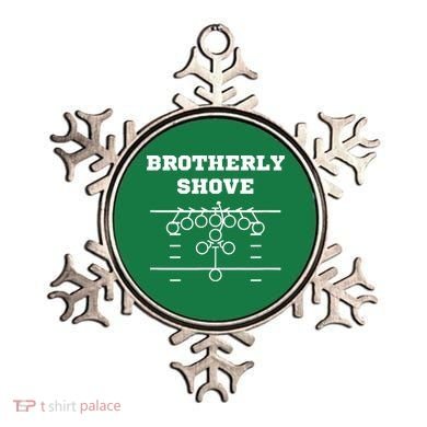 Eagles Nick Sirianni Brotherly Shove Ornament