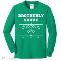 Eagles Nick Sirianni Brotherly Shove Kids Long Sleeve Shirt thumb 0