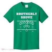 Eagles Nick Sirianni Brotherly Shove Kids T-Shirt thumb 0