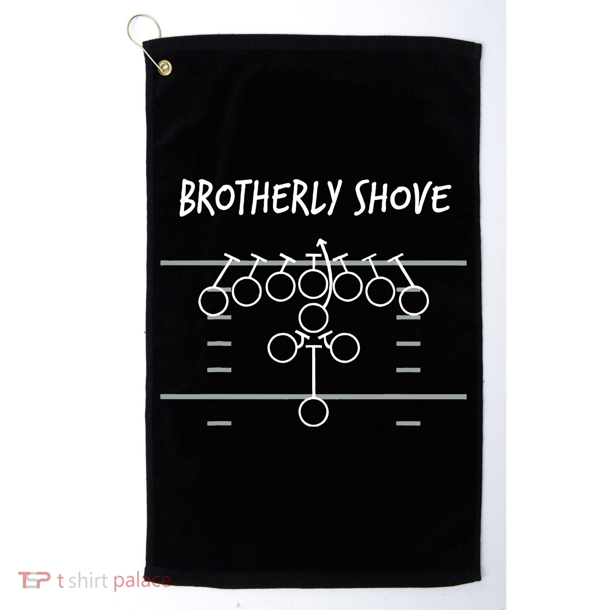Eagles Nick Sirianni Brotherly Shove Golf Towel
