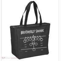Eagles Nick Sirianni Brotherly Shove Tote Bag thumb 2