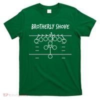 Eagles Nick Sirianni Brotherly Shove T-Shirt thumb 0